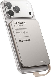 MOMAX Banco de energía portátil ultradelgado de 5000mAh con cable U...
