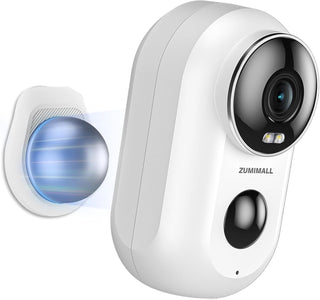ZUMIMALL Cámaras de seguridad inalámbricas para exteriores con sopo...