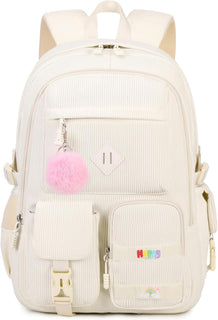 BLUWEI Mochila para computadora portátil para niñas, bolsa de pana...