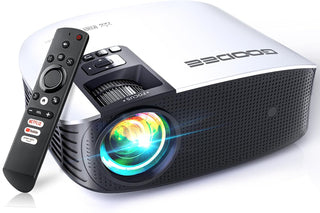 GooDee Proyector inteligente 4K con WiFi 5G y Bluetooth, aplicacion...
