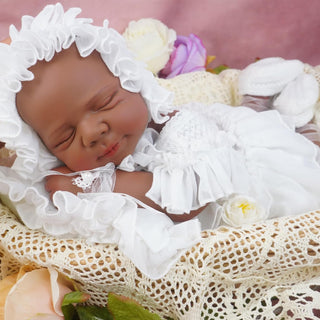 YaLuoQian Muñeca de bebé Reborn de silicona completa, niña recién n...