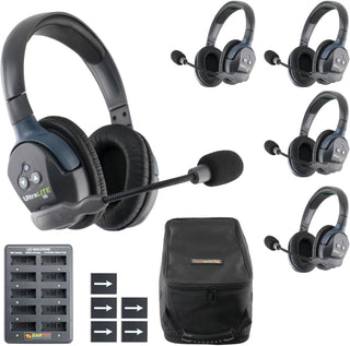 Eartec UL5D Ultralite-HD 5-Persona Full Duplex Wireless Intercom He...