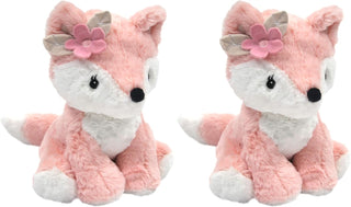 Lambs & Ivy Friendship Tree - Peluche de zorro del bosque rosa,...
