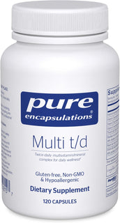 Pure Encapsulations Multi T\/D - Suplemento multivitamínico y miner...