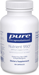 Pure Encapsulations Nutrient 950 sin cobre y hierro | Fórmula hipoa...