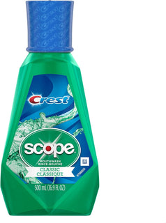 Crest Scope Classic - Enjuague bucal fórmula original, 16.9 onzas l...