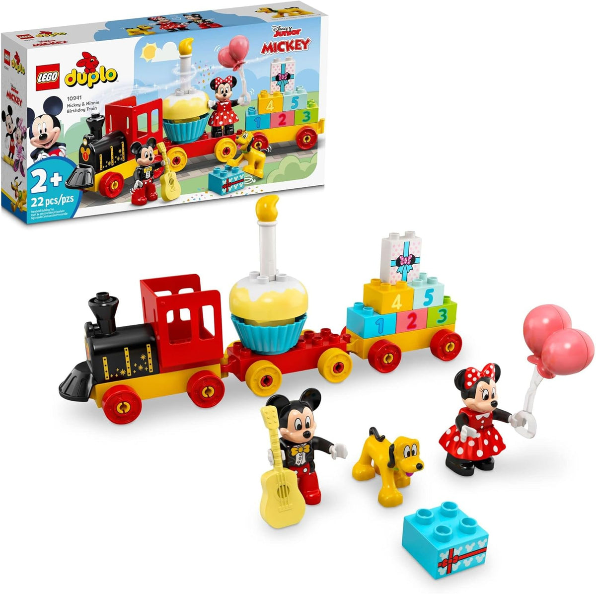 LEGO DUPLO Disney Mickey Minnie Tren de cumpleaños 10941