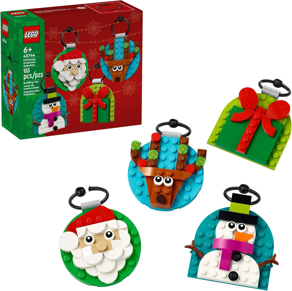 Selección de adornos navideños