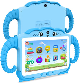 Tableta infantil de 7 pulgadas para niños de 3 a 7 años, tableta pa...