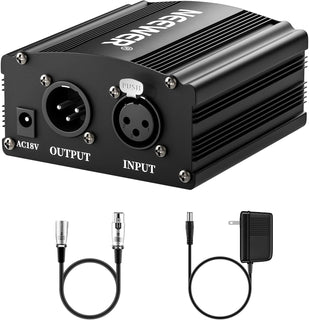 Kit de alimentación Neewer 48 V Phantom Power de 1 canal