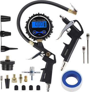 Hausse Kit de accesorios para compresor de alta resistencia, medido...