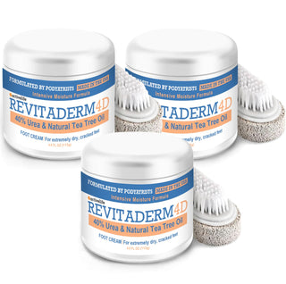 Revitaderm 4D 40% Urea Advanced Crema para pies para talones agriet...