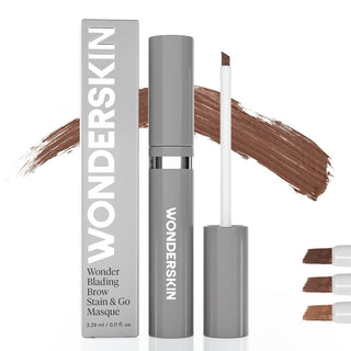 Wonderskin Wonder Blading - Máscara de tinte para cejas de larga du...