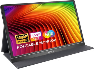 KYY Monitor Portátil 15.6' FHD 1080P Monitor Portátil para Lapt...