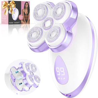 Maquinillas de afeitar eléctricas para mujer, afeitadora eléctrica...