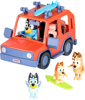 Bluey Heeler - Coche de juguete familiar 4WD para niños pequeños co...