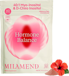 Milamend Equilibrio Hormonal para Mujeres 40:1 Myo-Inositol D-Chiro...