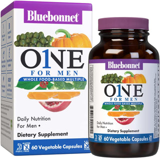 Bluebonnet Nutrition One for Men Whole Food-Based Multiple, nutrici...