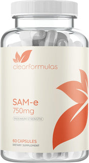 Clear Formulas Bioactive SAM-e 750 mg - Suplemento SAM-e de alta re...