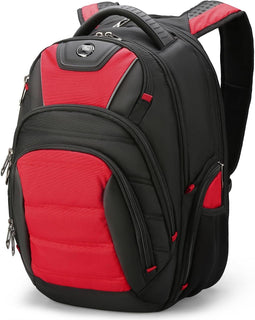 Mochila de diseño Swissdigital Circuit para hombres, Negro\/Rojo, 1...