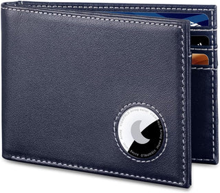 VISWORLD Billetera para hombre con soporte para Airtag, billetera p...