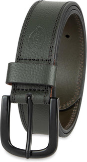 Dickies cinturón de cuero auténtico para hombre \u2013 estilo casua...