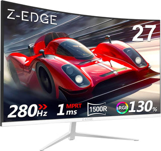 Z-Edge Monitor curvo para juegos de 27 pulgadas, FHD 1080P 240Hz 28...
