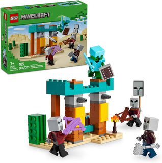 LEGO Minecraft The Illager Desert Patrol Figuras de