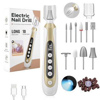 Taladro de uñas, lima de uñas eléctrica y lima de uñas inalámbrica...