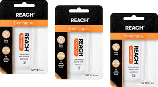 Reach Hilo dental encerado con superficie de limpieza extra ancha p...