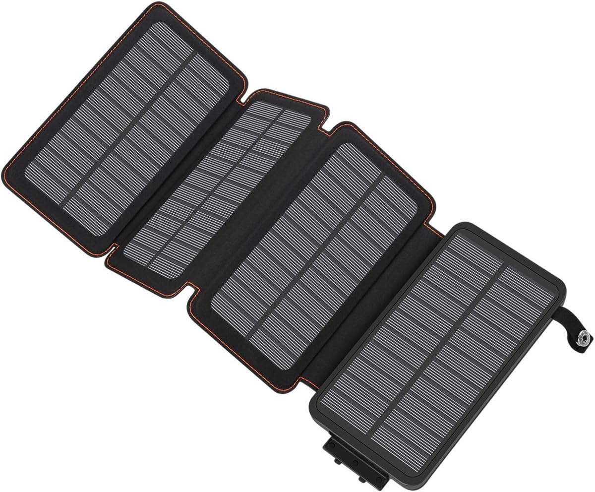 Hiluckey Cargador Solar Power Bank 27000mAh - Cargador de teléfono...