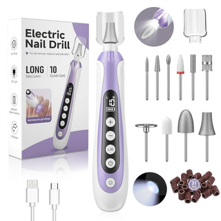 Taladro de uñas, lima de uñas eléctrica y lima de uñas inalámbrica...