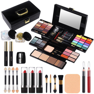 Kit de maquillaje profesional para mujeres y niñas, kit completo co...