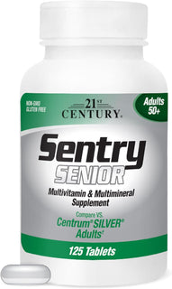 Comprimidos SENTRY Senior de 21st Century, 125 unidades (22390)