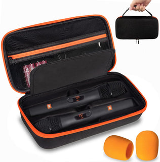 Estuche para micrófono inalámbrico compatible con el sistema de dos...