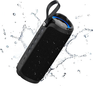 Bobtot Altavoz Bluetooth portátil, altavoz impermeable IPX6 con gra...