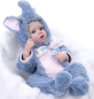 Doldeyiy Muñeca de bebé, muñeca de bebé realista de 20 pulgadas con...