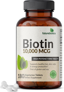 Futurebiotics Biotin 10,000 comprimidos de alta potencia MCG apoyan...