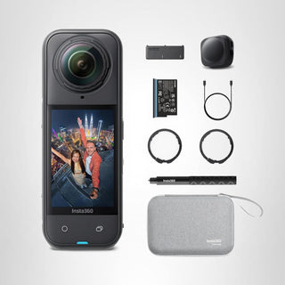 Insta360 X5 Paquete Esencial - Cámara de acción 8K 360° impermeable...