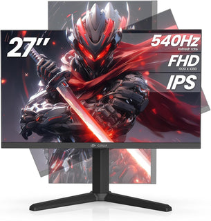 CRUA - Monitor para juegos IPS FHD 540Hz de 27 pulgadas, FreeSync,...