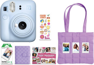 Paquete navideño FUJIFILM Instax Mini 12 2025 - Azul Pastel