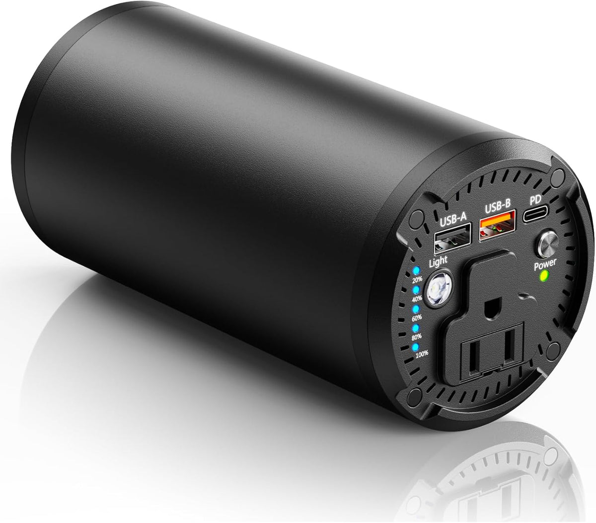 Banco de energía portátil con salida de CA de 100 W, 98 Wh\/27000 m...