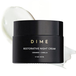 DIME Beauty Crema de noche restauradora, hidratante facial con cera...