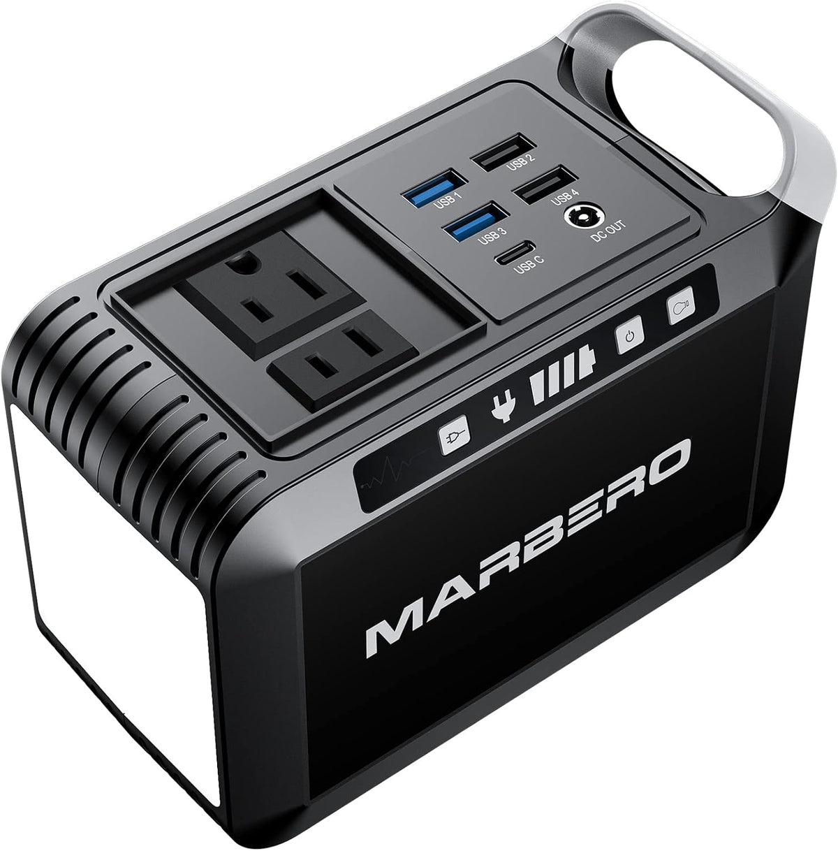 MARBERO Banco de energía portátil con toma de CA, Pico 120W\/110V B...