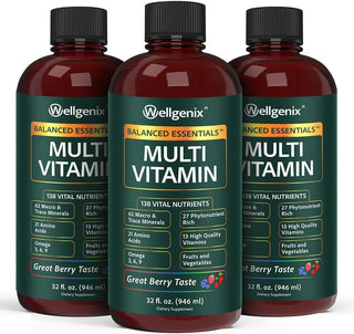 Suplemento líquido nutricional Balanced Essentials, 32 onzas, Very...