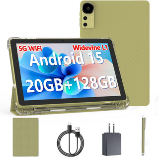 Tableta Android 15 de 10 pulgadas, 20GB RAM 128GB ROM 2TB Expand, C...