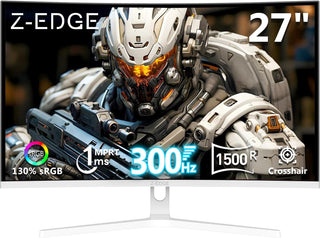 Z Z-EDGE Monitor de juegos curvo de 27 pulgadas, monitor de computa...