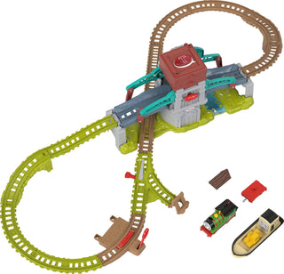Thomas & Friends - Juego de tren de juguete Talking Bulstrode y...