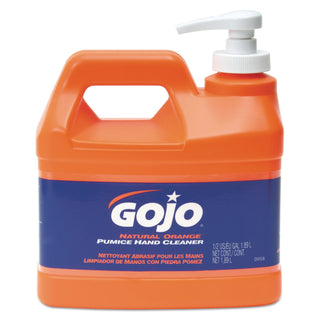 GOJO Limpiador de manos natural con piedra pómez y naranja, aroma c...
