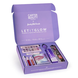 Carter Beauty Let It Glow - Juego de maquillaje y blanqueamiento de...